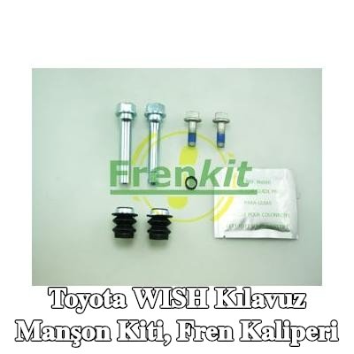 FRENKIT Kılavuz manşon kiti, ön aks fren kaliperi — Toyota Wish