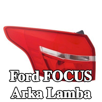 HELLA Arka lamba Sol, ampul tutuculu, ampuller olmadan — 2012 Ford Focus