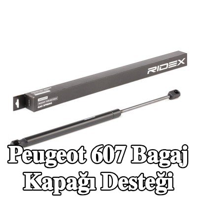 RIDEX Bagaj kapağı amortisörü (Her iki taraf), 445mm — Peugeot 607