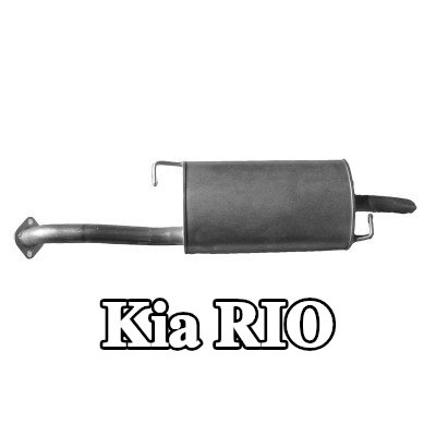 IZAWIT كاتم الصوت الخلفي الخلفي — 2002 Kia Rio