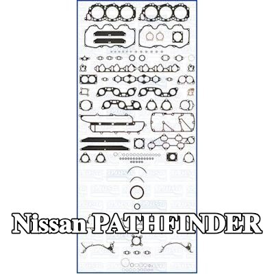 AJUSA مجموعة حشيات كاملة, محرك مزود بحشية رأس الأسطوانة, مع أختام ساق الصمام, FIBERMAX — 1990 Nissan Pathfinder