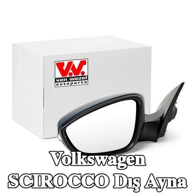 VAN WEZEL Sol yan ayna — Volkswagen Scirocco