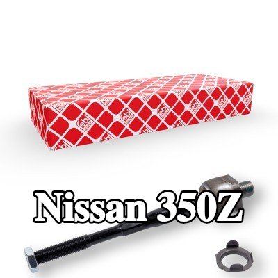 FEBI BILSTEIN قضيب الربط الداخلي 215mm, مع صامولة مضادة, مع صفيحة قفل — 2002 Nissan 350z