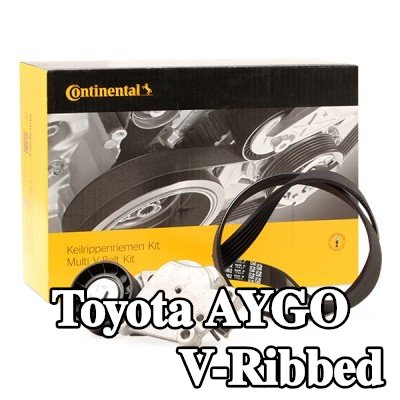 CONTITECH مجموعة أحزمة V-Ribbed — 2005 Toyota Aygo