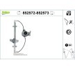 VALEO Sol ön cam regülatörü, Elektrikli, elektrik motoru olmadan — 2011 Nissan Note (1)