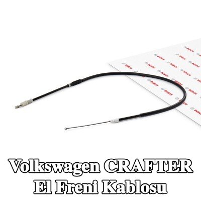 BOSCH El freni kablosu 1666mm — 2012 Volkswagen Crafter