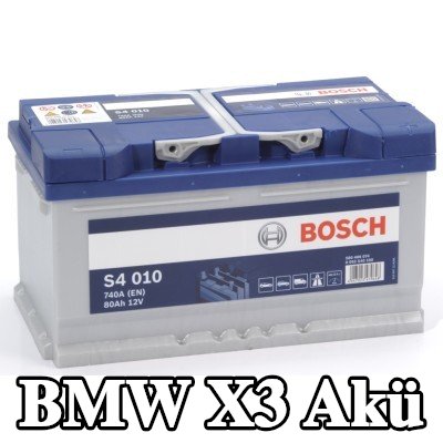 BOSCH Akü S4, 010 — 2003 BMW X3