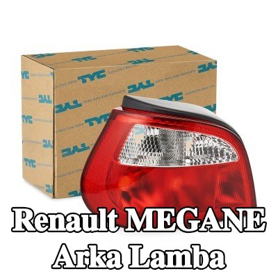 TYC Arka lamba Sol, ampul yuvası olmadan — 2002 Renault Megane