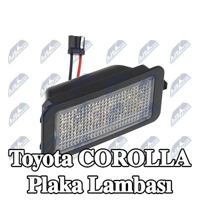 NTY Plaka lambası — 1990 Toyota Corolla