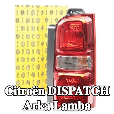 HELLA Arka lamba Sağ, ampul yuvası olmadan, ampuller olmadan — Citroën Dispatch