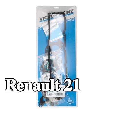 REINZ مجموعة حشيات, رأس الأسطوانة مع أختام صمامات, بدون حشية رأس الأسطوانة — 1990 Renault 21