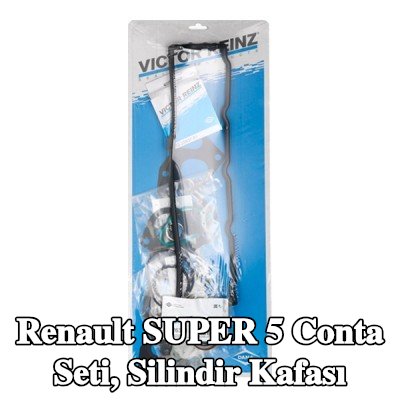 REINZ Conta seti, valf gövdesi contalı silindir kafası, silindir kafası contası olmadan — Renault Super 5