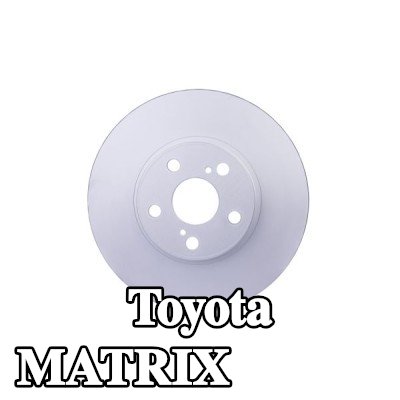 HELLA قرص مكابح PRO, Outer Diameter: 275mm, مزود بفتحات تهوية داخلية, مطلي, بدون محور عجلة, بدون مسامير عجلة — 2002 Toyota Matrix