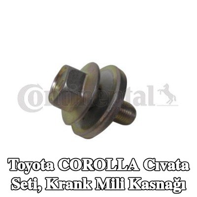 CONTITECH Cıvata seti, krank mili kasnağı — Toyota Corolla