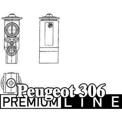 MAHLE صمام تمدد تكييف الهواء — 2000 Peugeot 306