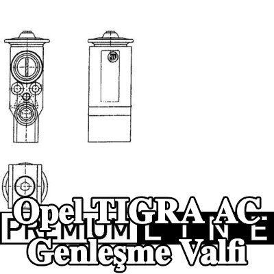 MAHLE AC genleşme valfi — Opel Tigra