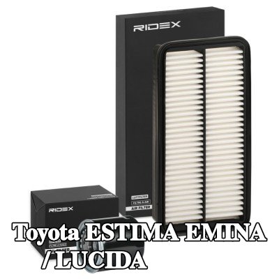RIDEX مجموعة الفلاتر — Toyota Estima Emina / Lucida