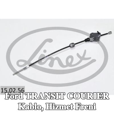 LINEX Kablo, hizmet freni — Ford Transit Courier