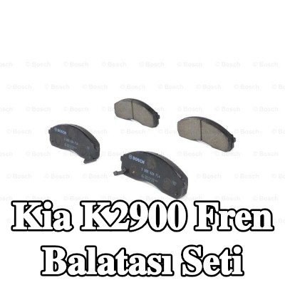 BOSCH Fren balatası seti 17mm, gıcırtı önleyici plaka ile — Kia K2900