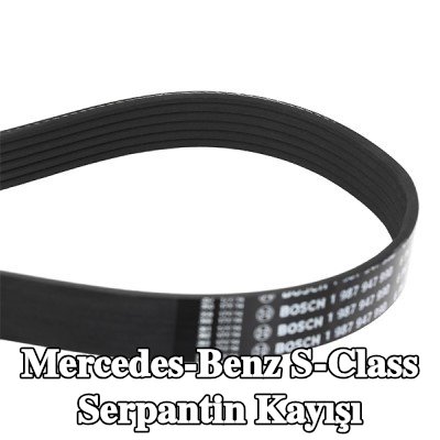 BOSCH Serpantin kayışı 2460mm, Number of ribs: 6 — 1997 Mercedes-Benz S-Class