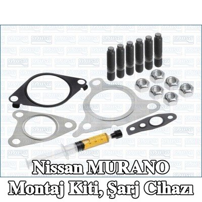 AJUSA Montaj Kiti, conta/sızdırmazlık elemanları ile şarj cihazı — Nissan Murano