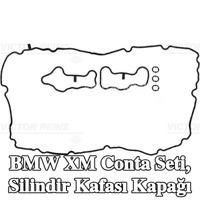 REINZ Conta seti, silindir kapağı ACM (Poliakrilat) — BMW Xm