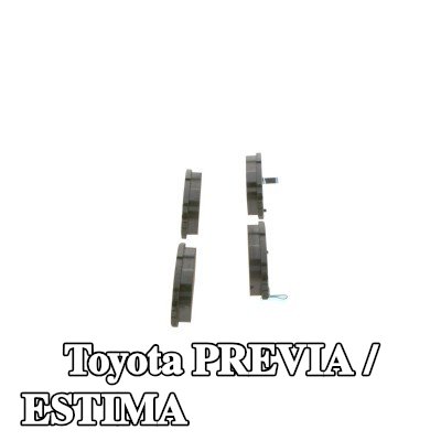 BOSCH مجموعة وسادات الفرامل 16, 5mm — Toyota Previa / Estima