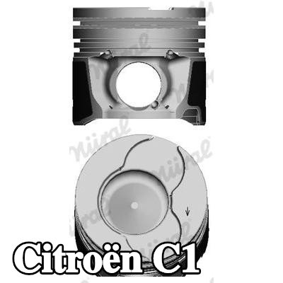 NÜRAL مكبس لقضيب التوصيل Keystone, مع حامل حلقة المكبس — 2012 Citroën C1