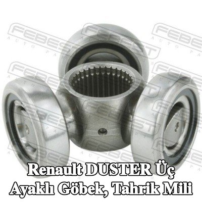 FEBEST Üç ayaklı göbek, tahrik mili — Renault Duster