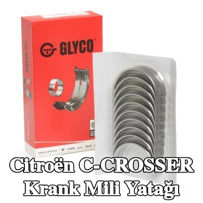 GLYCO Çelik tabanlı alüminyum alaşımlı krank mili yatağı — Citroën C-crosser