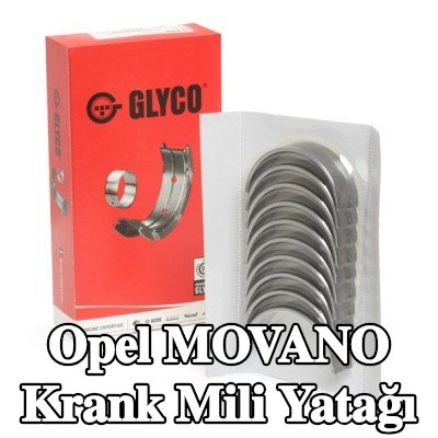 GLYCO Çelik tabanlı alüminyum alaşımlı krank mili yatağı — 2022 Opel Movano