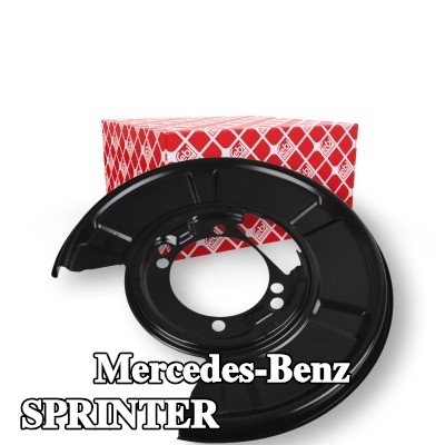 FEBI BILSTEIN لوحة دعم قرص الفرامل للمحور الخلفي الأيسر, المحور الخلفي الأيمن — Mercedes-Benz Sprinter
