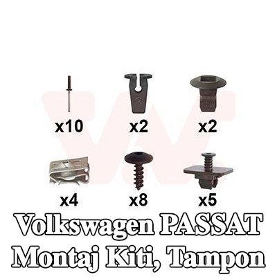 VAN WEZEL Montaj Kiti, tampon — Volkswagen Passat