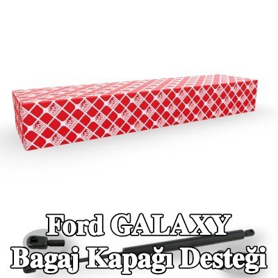 FEBI BILSTEIN Bagaj kapağı amortisörü (Her iki taraf), 593mm — 2002 Ford Galaxy