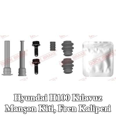 QUICK BRAKE Kılavuz manşon kiti, fren kaliperi — Hyundai H100
