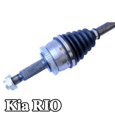 FEBI BILSTEIN عمود الدفع المحور الأمامي الأيسر, مع صمولة — Kia Rio