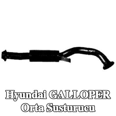 VEGAZ Orta susturucu 750mm — Hyundai Galloper