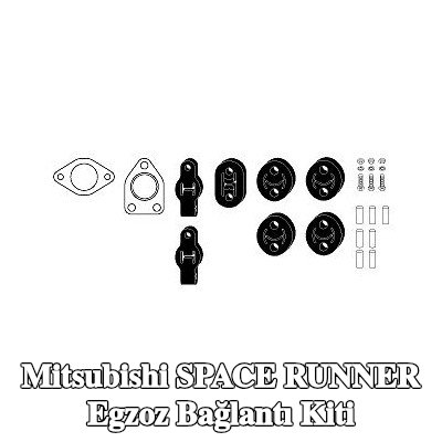 HJS Egzoz bağlantı kiti — 1997 Mitsubishi Space Runner