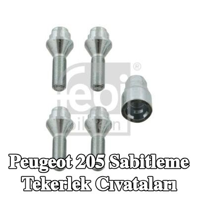 FEBI BILSTEIN Sabitleme tekerlek cıvataları — Peugeot 205