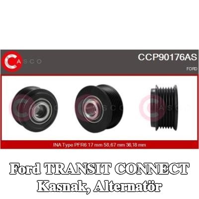 CASCO Kasnak, alternatör — 2012 Ford Transit Connect
