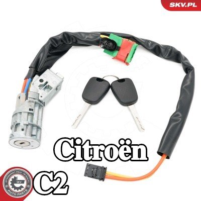 ESEN SKV مفتاح الإشعال — Citroën C2