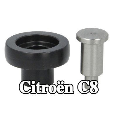 ROLL دليل أسطواني, الباب المنزلق, الجزء العلوي الأيسر, الجزء العلوي الأيمن, كلا الجانبين — Citroën C8