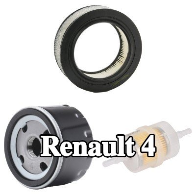 RIDEX مجموعة الفلاتر — Renault 4