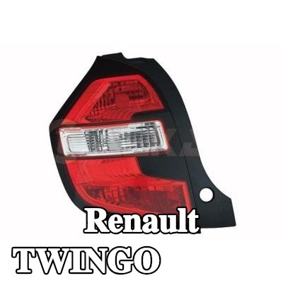 ALKAR المصباح الخلفي الأيسر, بدون حامل لمبة — Renault Twingo