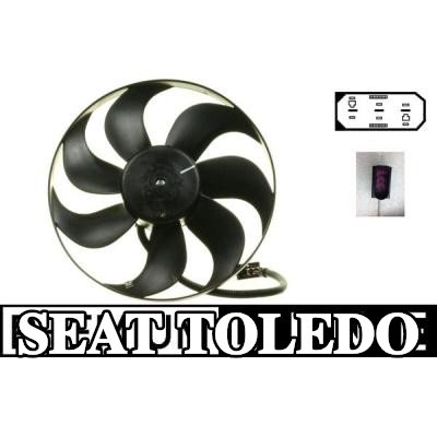 MAHLE مروحة, المبرد 345mm, بدون غطاء مروحة المبرد — 2002 SEAT Toledo