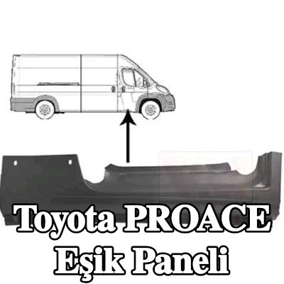 VAN WEZEL Külbütör paneli, sağ — Toyota Proace