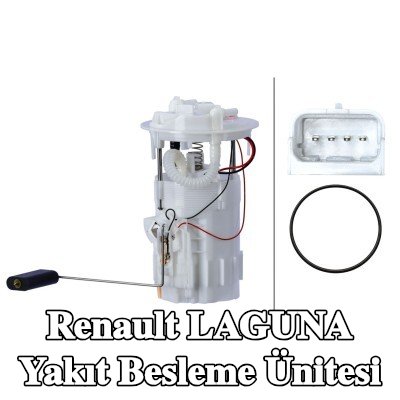HELLA Elektrikli yakıt besleme ünitesi, yakıt seviye sensörlü, contalı/sızdırmaz — Renault Laguna