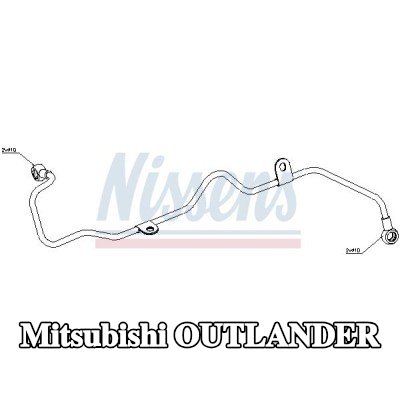 NISSENS أنبوب الزيت، الشاحن — Mitsubishi Outlander
