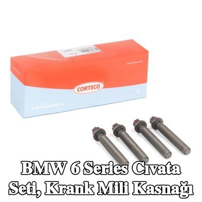 CORTECO Cıvata seti, krank mili kasnağı — BMW 6 Series