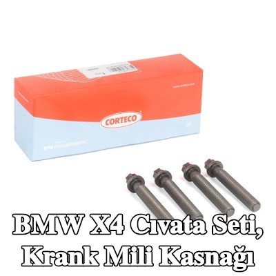 CORTECO Cıvata seti, krank mili kasnağı — BMW X4